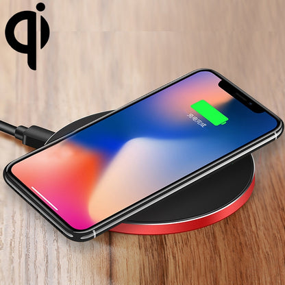 GY-68 Ultra-Thin Aluminum Alloy Wireless Fast Charging Qi Charger Pad