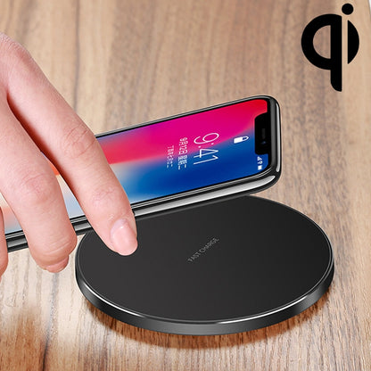 GY-68 Ultra-Thin Aluminum Alloy Wireless Fast Charging Qi Charger Pad