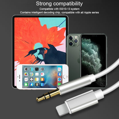 8 Pin to 3.5mm AUX Audio Adapter Cable, Length: 1m
