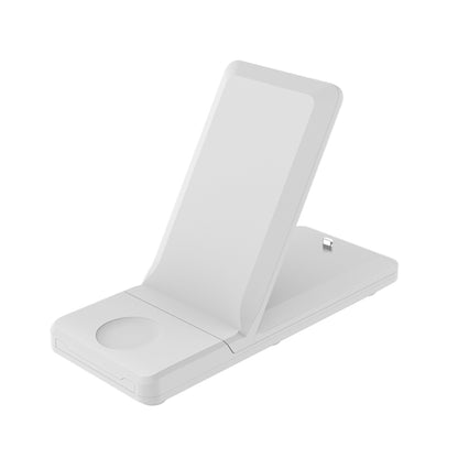 H6 3 in 1 Portable Folding Wireless Charger for iPhone + iWatch + AirPods