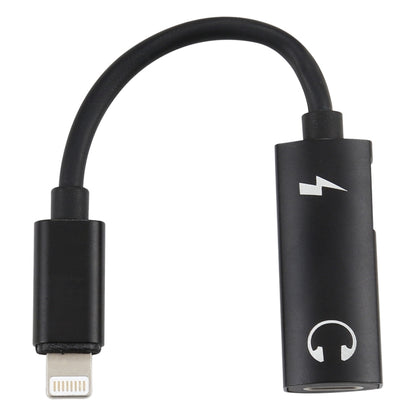 2 in 1 8 Pin Male to Dual 8 Pin Female Charging and Listening to Music Audio Earphone Adapter, Compatible with All IOS Systems