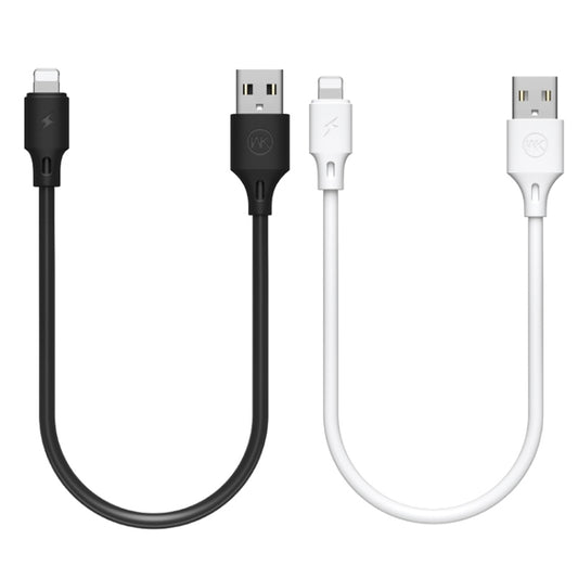 WK WDC-105i 2.4A 8 Pin Full Speed Pro Charging Data Cable, Length: 25cm, 8 Pin