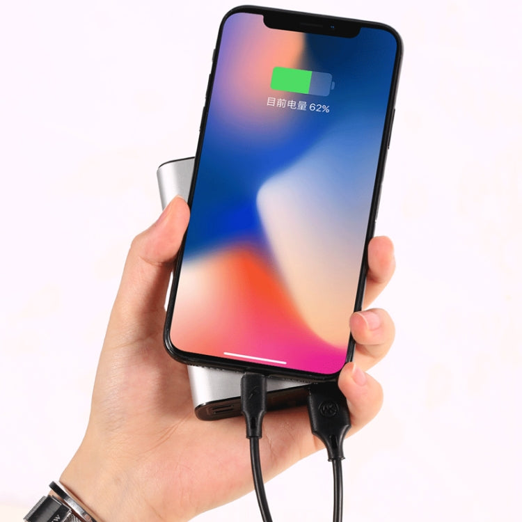 WK WDC-105i 2.4A 8 Pin Full Speed Pro Charging Data Cable, Length: 25cm, 8 Pin