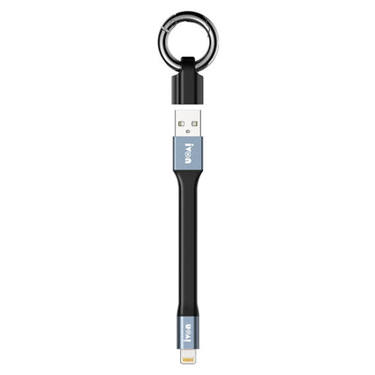 IVON CA90 2.4A USB to 8 Pin Portable Data Cable with Ring, Length: 14.5cm, 8 Pin