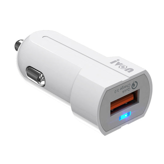 Chargeur de voiture à charge rapide IVON CC13 QC 3.0, Chargeur