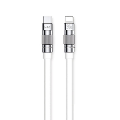 WK WDC-187 Qjie Series Câble de charge rapide et de données USB-C/Type-C vers 8 broches 20 W, Longueur : 1 m, USB-C/Type-C vers 8 broches