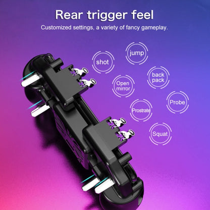 S-03 Six-finger Linkage Semiconductor Cooling Mobile Phone Gamepad with Bracket, Suitable for 4.7-6.5 inch Mobile Phones, Semiconductor Cooling