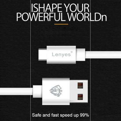 Lenyes LC701 1.5m 2.4A Output USB to 8 Pin PVC Data Sync Fast Charging Cable, 1.5m 8 Pin