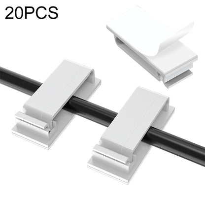 HG2613 20 PCS Desktop Data Cable Organizer Fixing Clip