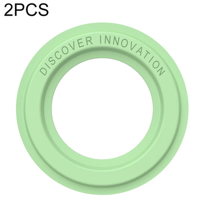 2 PCS NILLKIN Portable PU Leather Magnetic Ring Sticker, 2 PCS