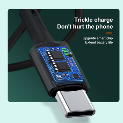 WK WDC-136 USB to 8 Pin 3A Fast Charing Data Cable, USB to 8 Pin(Black)