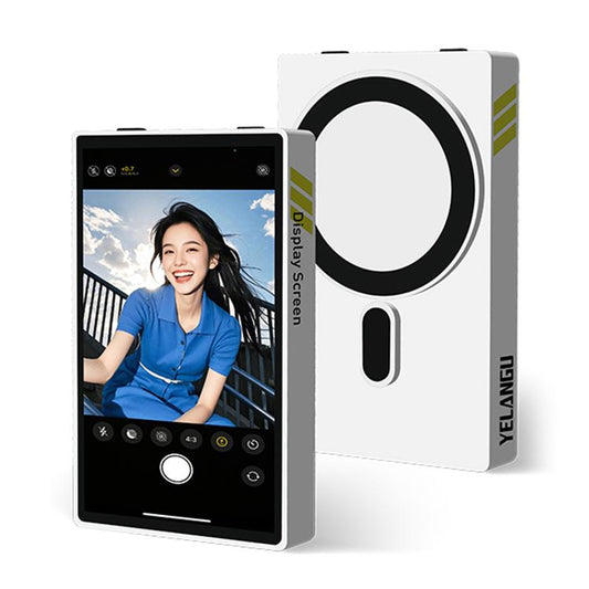 YELANGU TP01 Mobile Phone Selfie Wireless Same Screen Player Smartphone Magnetic Rear Selfie Monitor Screen