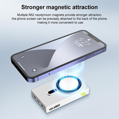 YELANGU TP01 Mobile Phone Selfie Wireless Same Screen Player Smartphone Magnetic Rear Selfie Monitor Screen