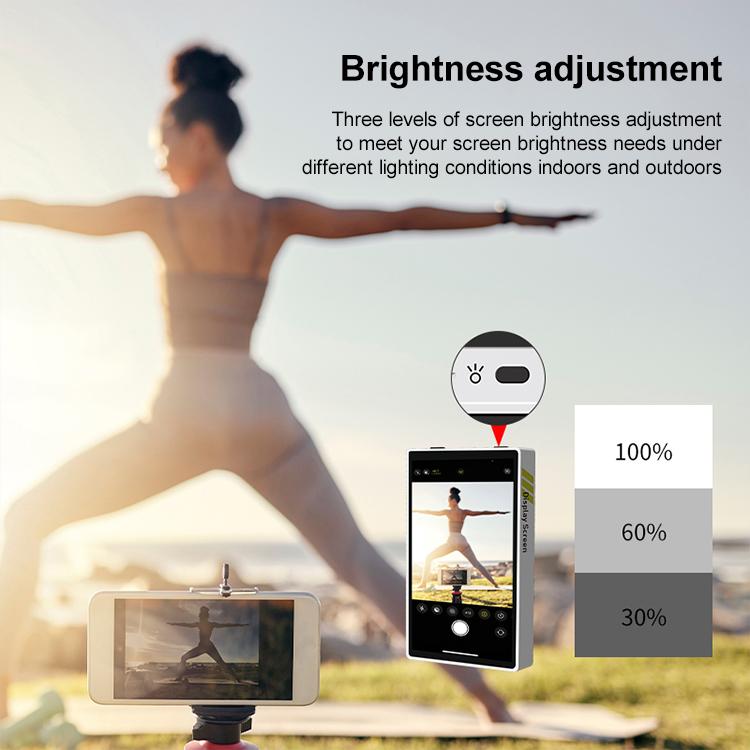 YELANGU TP01 Mobile Phone Selfie Wireless Same Screen Player Smartphone Magnetic Rear Selfie Monitor Screen