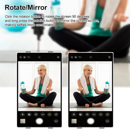 YELANGU TP01 Mobile Phone Selfie Wireless Same Screen Player Smartphone Magnetic Rear Selfie Monitor Screen