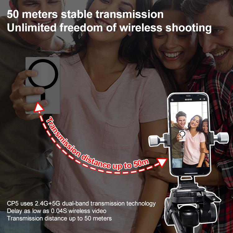 YELANGU TP01 Mobile Phone Selfie Wireless Same Screen Player Smartphone Magnetic Rear Selfie Monitor Screen
