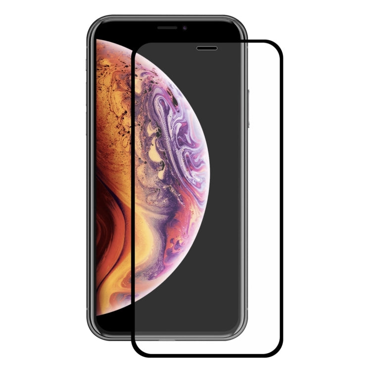 For iPhone X / XS ENKAY Hat-Prince 0.2mm 9H 2.5D Full Screen Tempered Glass Film, For X / XS (2.5D)
