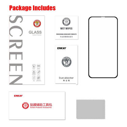 For iPhone X / XS ENKAY Hat-Prince 0.2mm 9H 2.5D Full Screen Tempered Glass Film, For X / XS (2.5D)
