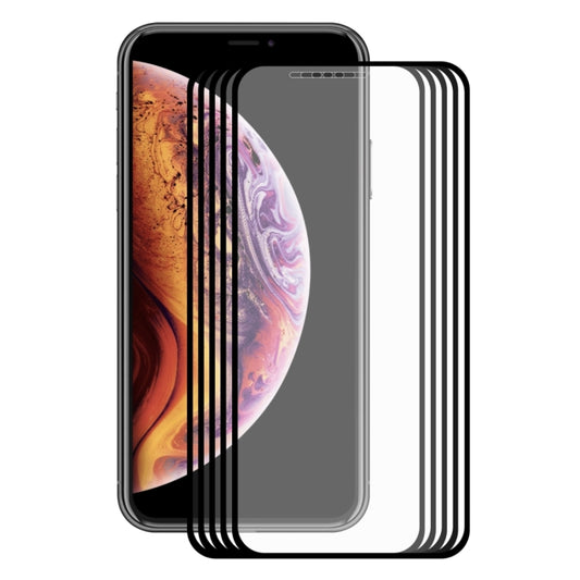 5 pièces pour iPhone XS Max ENKAY Hat-Prince Film en verre trempé plein écran 0,2 mm 9H 2,5D, pour XS Max (2,5D)