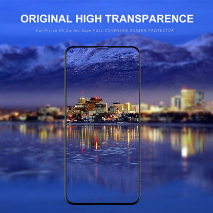 For iPhone 11 Pro Max / XS Max ENKAY Hat-Prince 0.26mm 9H 6D Curved Full Screen Tempered Glass Film, For XS Max (6D)
