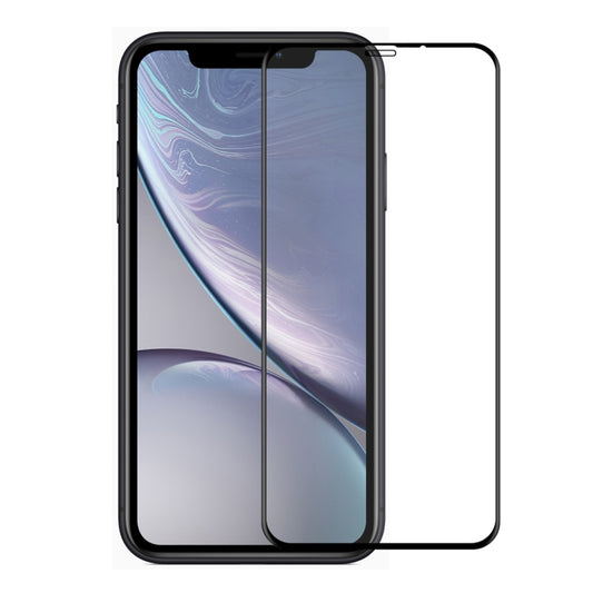 Pour iPhone XR Film en verre trempé incurvé 6D à écran complet ENKAY Hat-Prince 0.26mm 9H, Pour XR (6D)