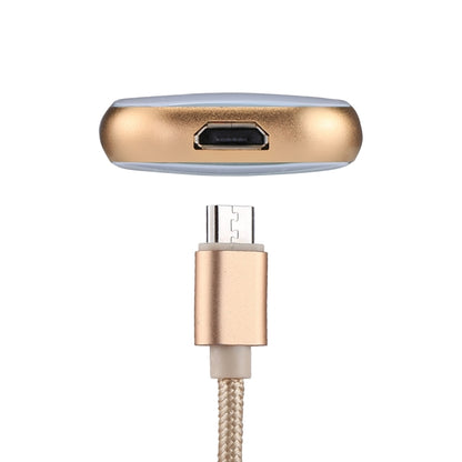 RQW-18S 8 Pin 64GB Multi-functional Flash Disk Drive with USB / Micro USB to Micro USB Cable, RQW-18S Gold