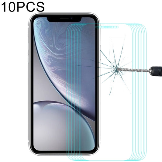 Pour iPhone XR 10pcs ENKAY Hat-Prince Film en Verre Trempé 0.26mm 9H 2.5D, Pour XR (10 PCS)
