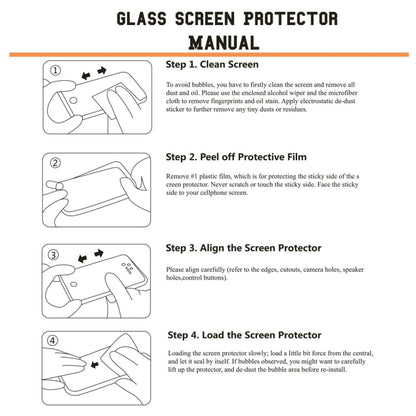 For iPhone 11 Pro Max / XS Max 10pcs ENKAY Hat-Prince 0.26mm 9H 2.5D Tempered Glass Film, For XS Max (10 PCS)