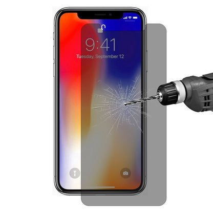 For iPhone XS Max ENKAY Hat-Prince 0.26mm 9H 2.5D Privacy Anti-glare Tempered Glass Film, For XS Max