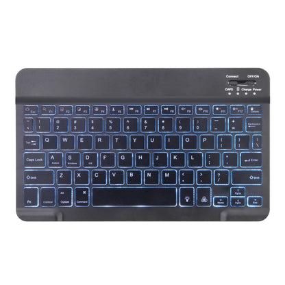 X-11BS Skin Plain Texture Detachable Bluetooth Keyboard Tablet Case for iPad Pro 11 inch 2020 / 2018, with Pen Slot & Backlight, Black Keyboard