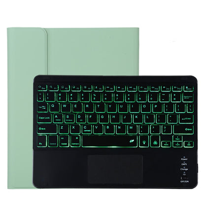 TG11BCS Detachable Bluetooth Black Keyboard Microfiber Leather Tablet Case for iPad Pro 11 inch (2020), with Backlight & Touchpad & Pen Slot & Holder, Black Keyboard