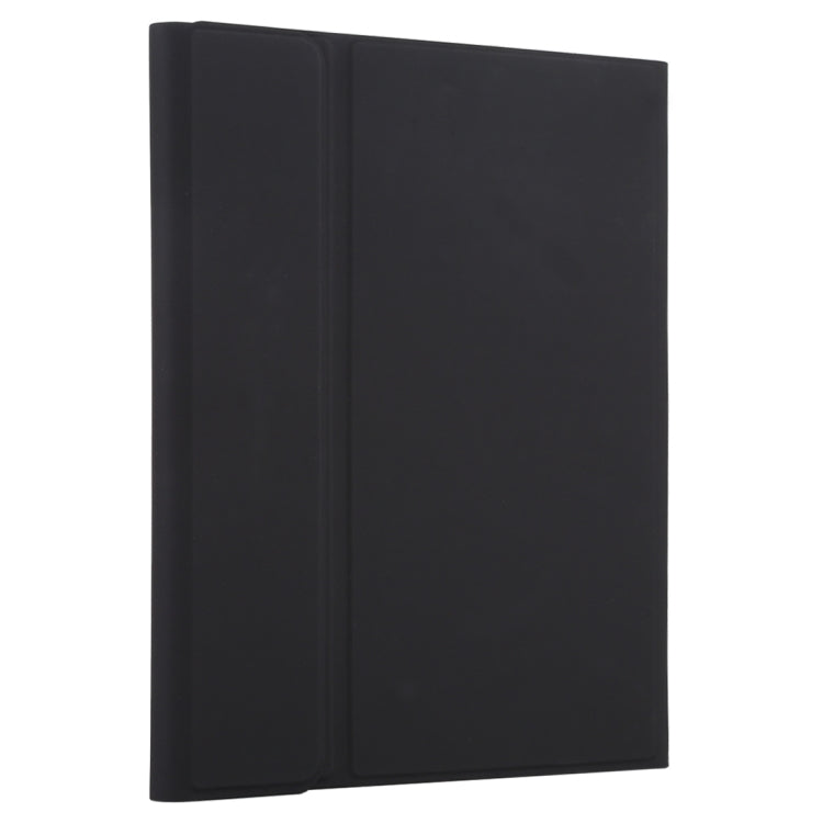 TG-102BCS Detachable Bluetooth Black Keyboard + Microfiber Leather Tablet Case for iPad 10.2 inch / iPad Air (2019), with Touch Pad & Backlight & Pen Slot & Holder, Black Keyboard
