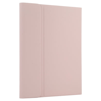 TG-102BC Detachable Bluetooth Pink Keyboard + Microfiber Leather Tablet Case for iPad 10.2 inch / iPad Air (2019), with Touch Pad & Pen Slot & Holder, Pink Keyboard