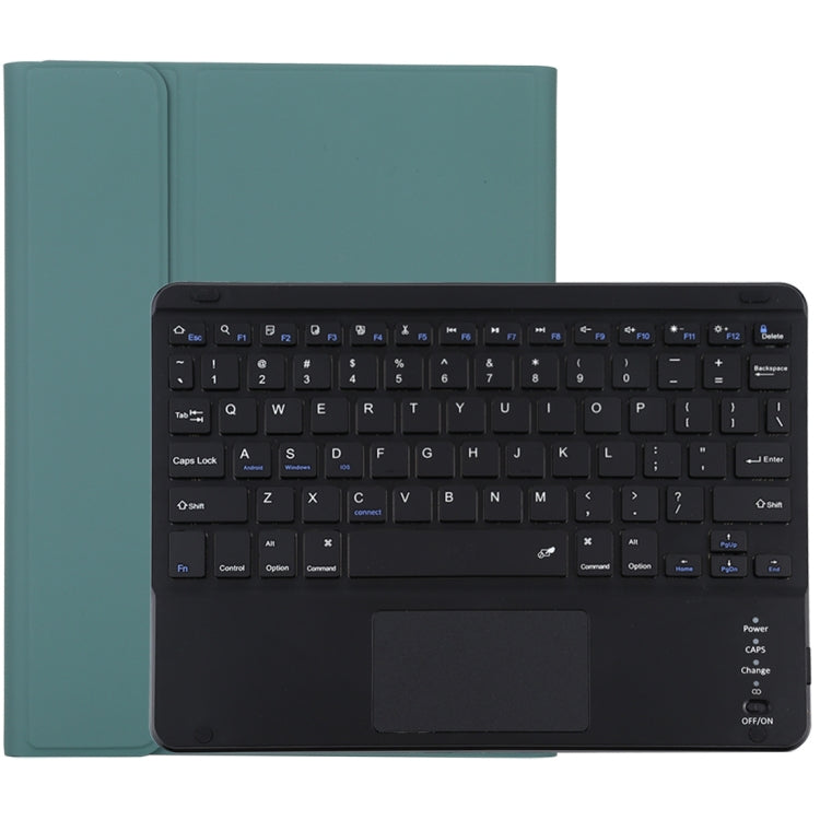 TG-102BC Clavier Bluetooth détachable noir + étui en cuir microfibre pour iPad 10,2 pouces / iPad Air (2019), avec pavé tactile et fente et support pour stylet, TG-102BC