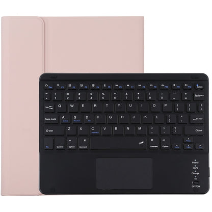 TG-102BC Clavier Bluetooth détachable noir + étui en cuir microfibre pour iPad 10,2 pouces / iPad Air (2019), avec pavé tactile et fente et support pour stylet, TG-102BC