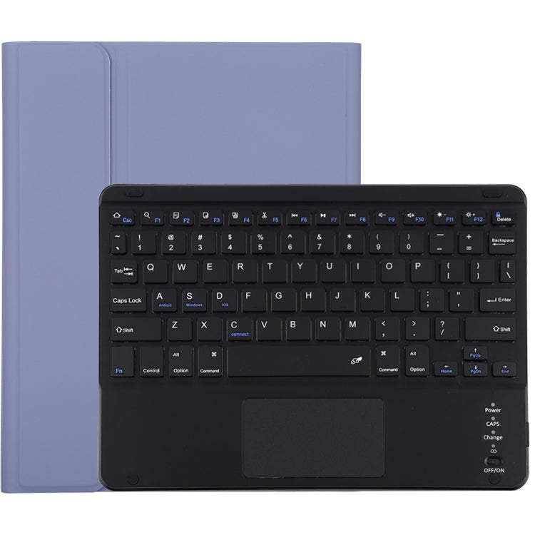 TG-102BC Clavier Bluetooth détachable noir + étui en cuir microfibre pour iPad 10,2 pouces / iPad Air (2019), avec pavé tactile et fente et support pour stylet, TG-102BC