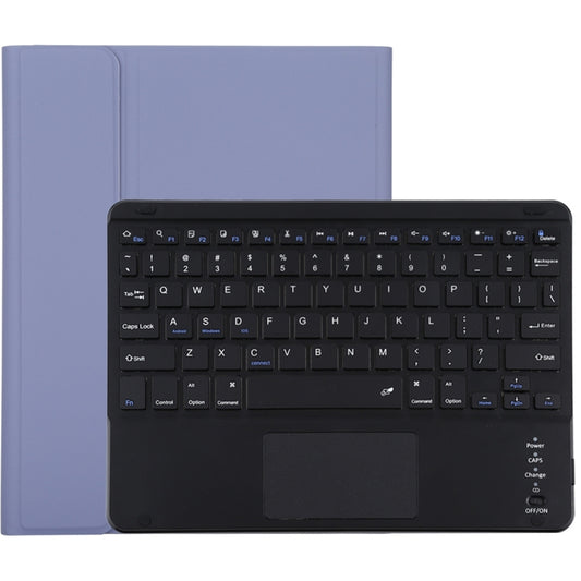 TG-102BC Clavier Bluetooth détachable noir + étui en cuir microfibre pour iPad 10,2 pouces / iPad Air (2019), avec pavé tactile et fente et support pour stylet, TG-102BC