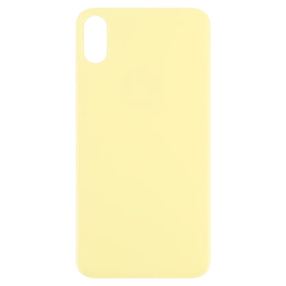 Easy Replacement Big Camera Hole Glass Back Battery Cover for iPhone X / XS