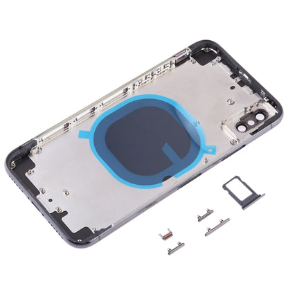 Back Housing Cover with SIM Card Tray & Side keys for iPhone X, For iPhone X(with SIM Card Tray), For iPhone X with Side keys, For iPhone X with Camera Lens
