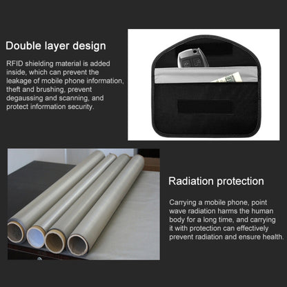 Universal Signal Blocker Oxford Cloth Shield Case Pouch Bag For Mobile Phones Below 5.8 inch, Size: 20*10cm, 20x10cm Black, 20x10cm Pink, 20x10cm Green, 20x10cm Khaki, 20x10cm Red