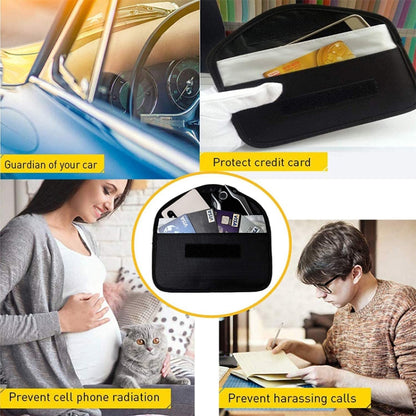 Universal Signal Blocker Oxford Cloth Shield Case Pouch Bag For Mobile Phones Below 5.8 inch, Size: 20*10cm, 20x10cm Black, 20x10cm Pink, 20x10cm Green, 20x10cm Khaki, 20x10cm Red