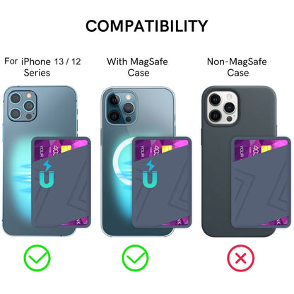 Silicone Wallet Pouch Card Case Magsafing Card Holder