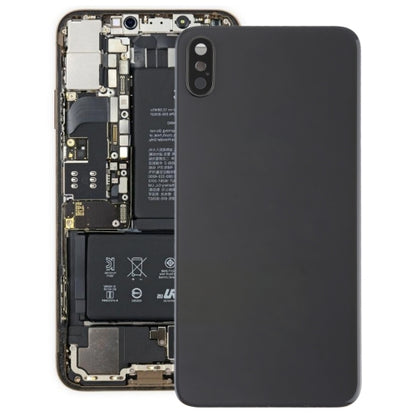 Battery Back Cover with Back Camera Bezel & Lens & Adhesive  for iPhone XS Max, For iPhone XS Max with Adhesive