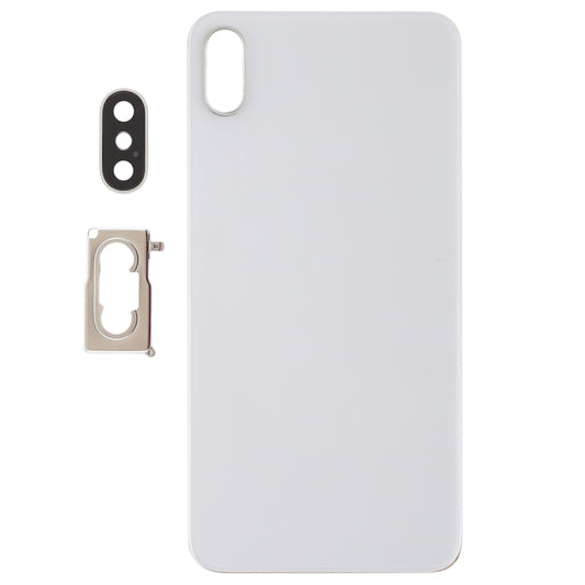 Battery Back Cover with Back Camera Bezel & Lens & Adhesive  for iPhone XS Max, For iPhone XS Max with Adhesive