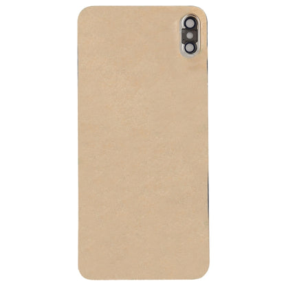 Battery Back Cover with Back Camera Bezel & Lens & Adhesive  for iPhone XS Max, For iPhone XS Max with Adhesive