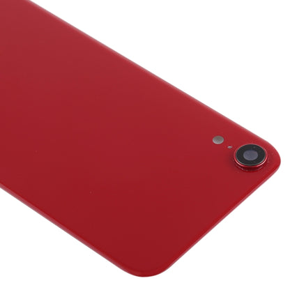 Battery Back Cover with Back Camera Bezel & Lens & Adhesive  for iPhone XR, For iPhone XR (with Camera Bezel)