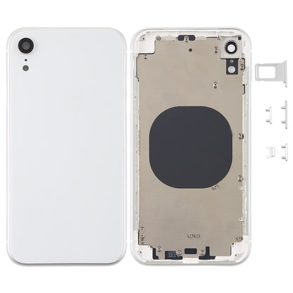 Back Housing Cover with Camera Lens & SIM Card Tray & Side Keys for iPhone XR, For iPhone XR (with Side Keys)