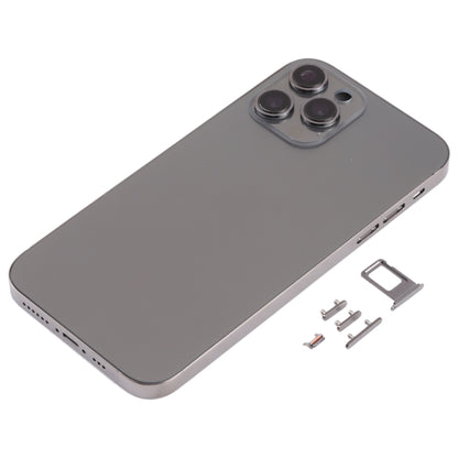 Stainless Steel Material Back Housing Cover with Appearance Imitation of iP13 Pro for iPhone XR, for iPhone XR(Black), for iPhone XR(Gold), for iPhone XR(Blue), for iPhone XR(White)