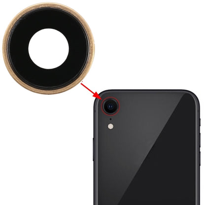Back Camera Bezel with Lens Cover for iPhone XR, For iPhone XR, For iPhone XR(Rose Gold)