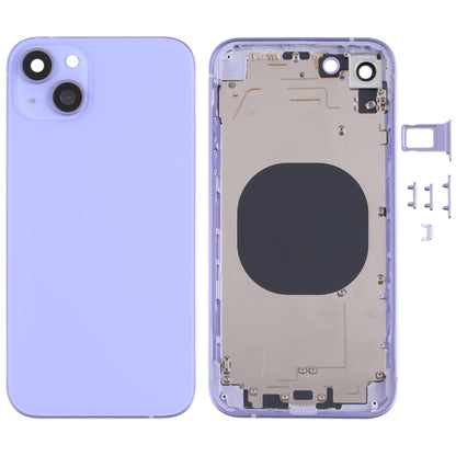Back Housing Cover with Appearance Imitation of iP13 for iPhone XR, For iPXR to i13(Blue), For iPXR to i13(Purple), For iPXR to i13(Pink), For iPXR to i13(Red), For iPXR to i13(Green), For iPXR to i13(White)